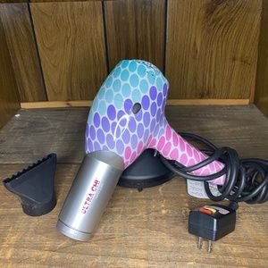 CHI ULTRA CHI LOW EMF Hair Dryer - Rare Print!